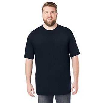 Boulder Creek By Kingsize Men's Big & Tall Heavyweight Jersey Crewneck T-shirt
