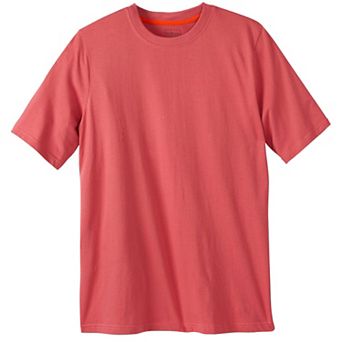 Boulder Creek By Kingsize Men's Big & Tall Heavyweight Jersey Crewneck T-shirt