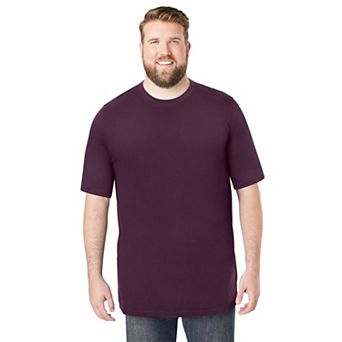 Boulder Creek By Kingsize Men's Big & Tall Heavyweight Jersey Crewneck T-shirt