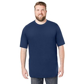 Boulder Creek By Kingsize Men's Big & Tall Heavyweight Jersey Crewneck T-shirt