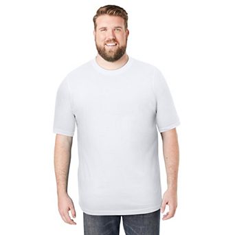 Boulder Creek By Kingsize Men's Big & Tall Heavyweight Jersey Crewneck T-shirt