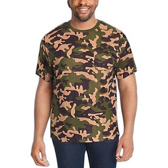 Boulder Creek by KingSize Men's Big & Tall Heavyweight Pocket Crewneck T-Shirt