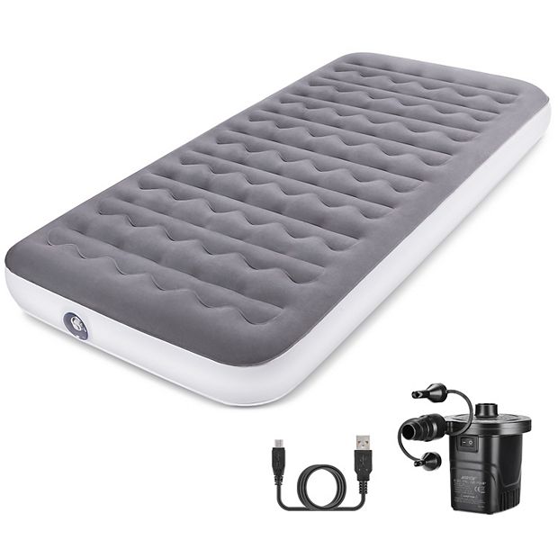 Camping Inflatable Mattress With Electric Air Mattress Pump