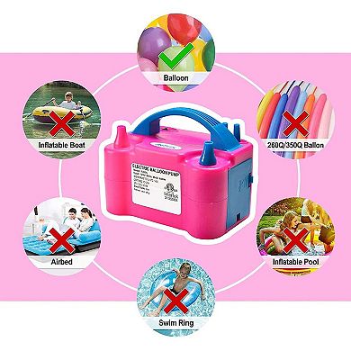 Portable High Power Air Electric Balloon Pump