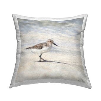 Stupell Home Decor Sandpiper Bird Throw Pillow