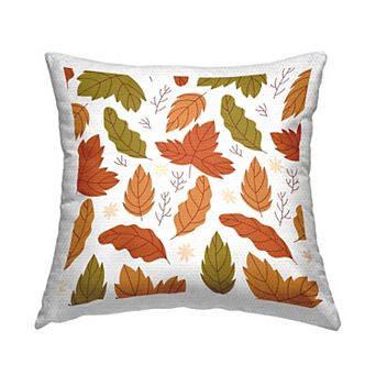 Stupell Home Decor Autumn Leaves Throw Pillow