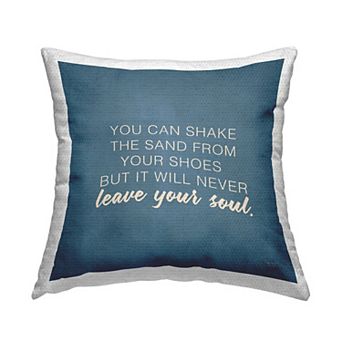Stupell Home Decor Soul Beach Throw Pillow