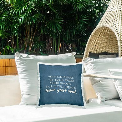 Stupell Home Decor Soul Beach Throw Pillow
