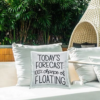 Stupell Home Decor Today's Forecast Floating Throw Pillow