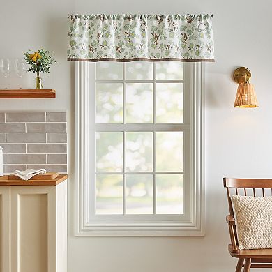 Martha Stewart 3-Piece Daisy Valance & Window Tier Set