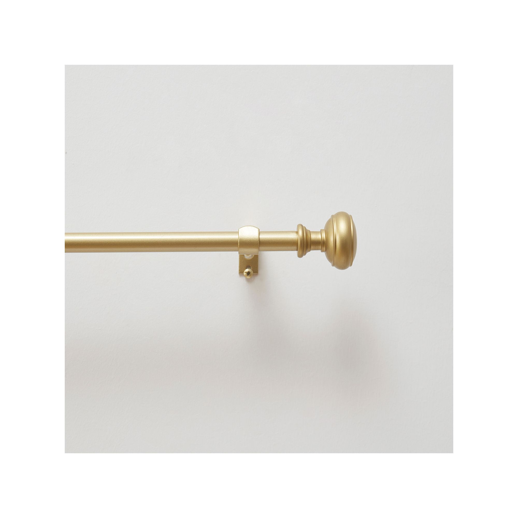 Martha Stewart Barrington Curtain Rod Set, Brushed Brass