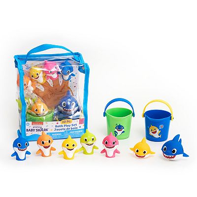 Baby Shark 10 Piece Bath Toy Set