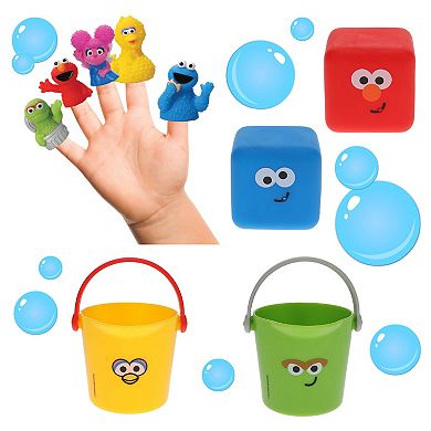 Sesame Street 10-Piece Bath Toy Set