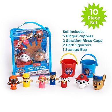 PAW Patrol 10-Piece Bath Toy Value Set