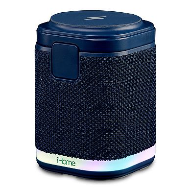 iHome Power Tower Dual Wireless Charging Speaker with Mood Light