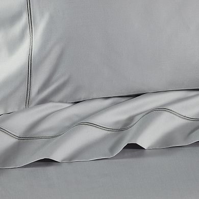Hotelier Egyptian Cotton Blend Embroidered Sheet Set