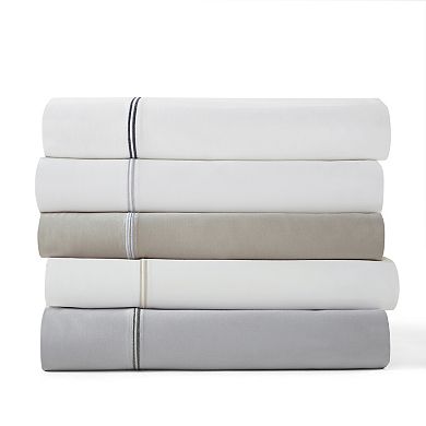 Hotelier Egyptian Cotton Blend Embroidered Sheet Set