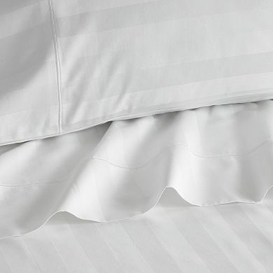 Hotelier Egyptian Cotton Blend Stripe Sheet Set