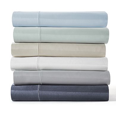 Hotelier Egyptian Cotton Blend Stripe Sheet Set