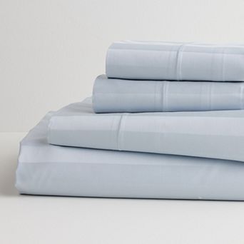 Hotelier Egyptian Cotton Blend Stripe Sheet Set