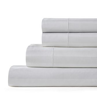Hotelier Egyptian Cotton Blend Stripe Sheet Set