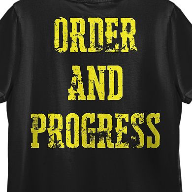 Juniors' Brazil Ordem E Progresso Tee