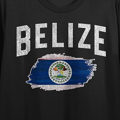 Juniors' Belize Distressed Flag Tee