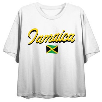 Juniors' Jamaica Flag Tee