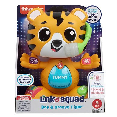 Fisher-Price Link Squad Bop & Groove Tiger Baby Learning Toy