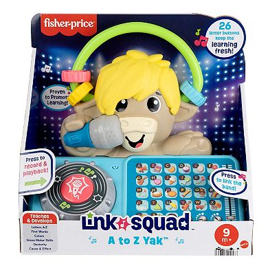 Fisher-Price Link Squad A to Z Yak Baby Learning Toy with Music & Lights