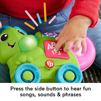 Fisher-Price Link Squad Crawl ‘n Colors Chameleon Baby Learning Toy with Music & Lights