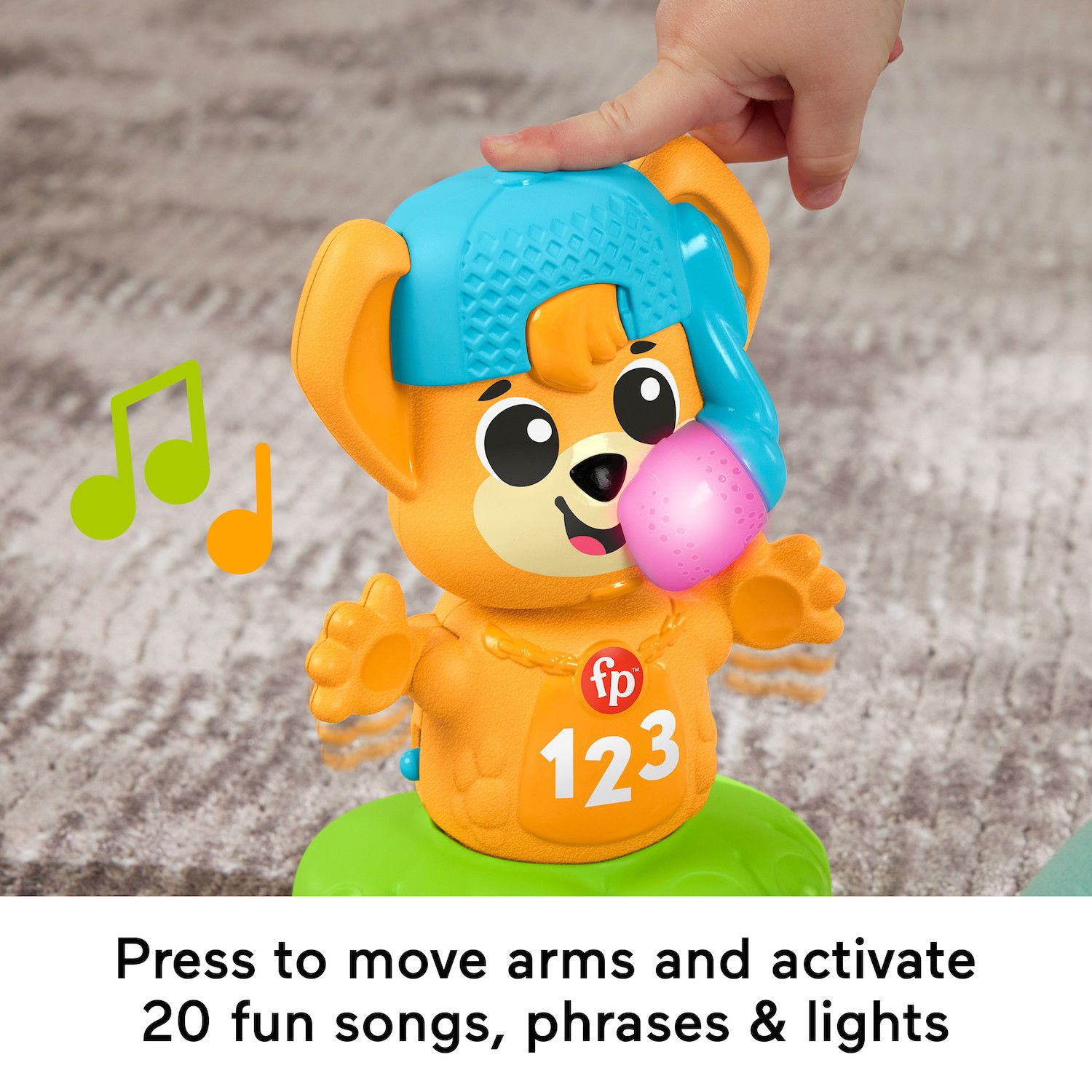 Fisher-Price Link Squad Opposites Fox Baby Learning Toy with Music & Lights