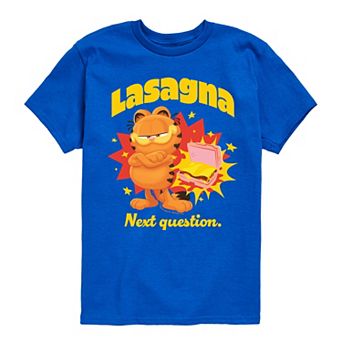 Boys 8-20 Garfield Movie Next Question Graphic Tee