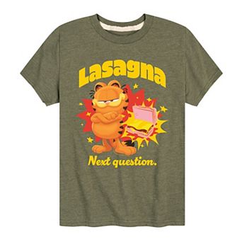 Boys 8-20 Garfield Movie Next Question Graphic Tee