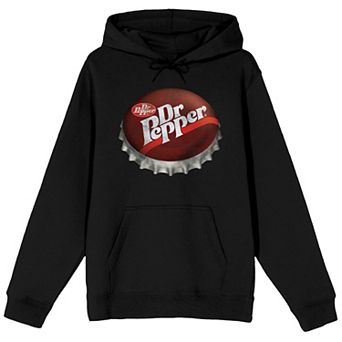 Juniors' Dr. Pepper Bottle Cap Graphic Hoodie