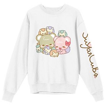 Juniors' Sugar Cubs Family Group Shot Graphic Sweatshirt