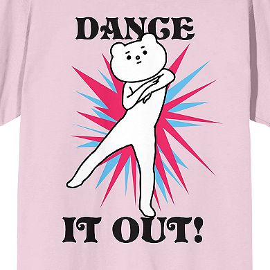 Juniors' Betakkuma "Dance It Out" Graphic Tee