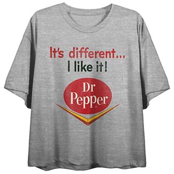 Juniors' Dr. Pepper "It's Different" Graphic Flowy Tee