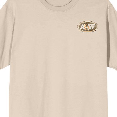 Juniors' A&W Root Beer Vintage Logo Graphic Tee