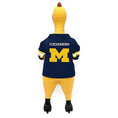 NCAA Michigan Wolverines Rubber Chicken Toy