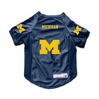 NCAA Michigan Wolverines Pet Stretch Jersey