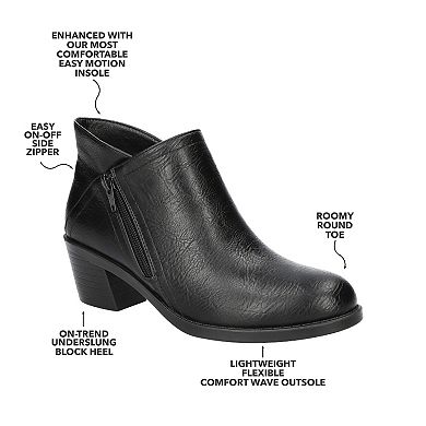 Easy Street Morgana Women's Block Heel Ankle Boots