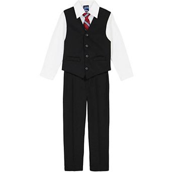 Toddler Boy IZOD Textured Vest, Shirt, Tie, & Pants Set