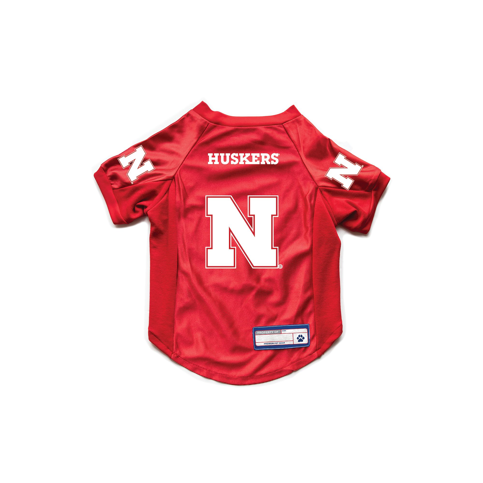 NCAA Huskers Pet Stretch Jersey, Size: Medium, Red