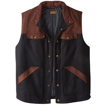 Boulder Creek by KingSize Men's Big & Tall Multi-Pocket Vest