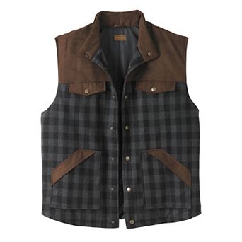 Boulder Creek by KingSize Men's Big & Tall Multi-Pocket Vest