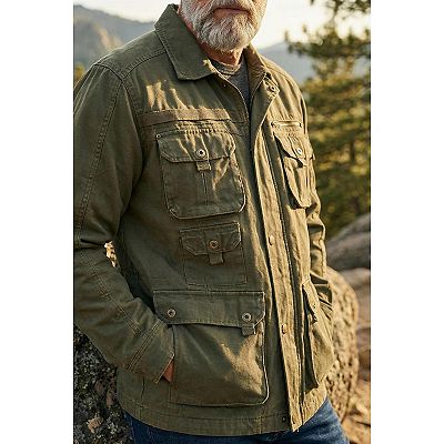 Boulder Creek By Kingsize Men's Big & Tall 9 Pocket Twill Utility