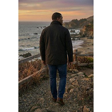 Boulder Creek By Kingsize Men's Big & Tall 9 Pocket Twill Utility Jacket