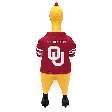 NCAA Oklahoma Sooners Team Rubber Chicken Pet Toy