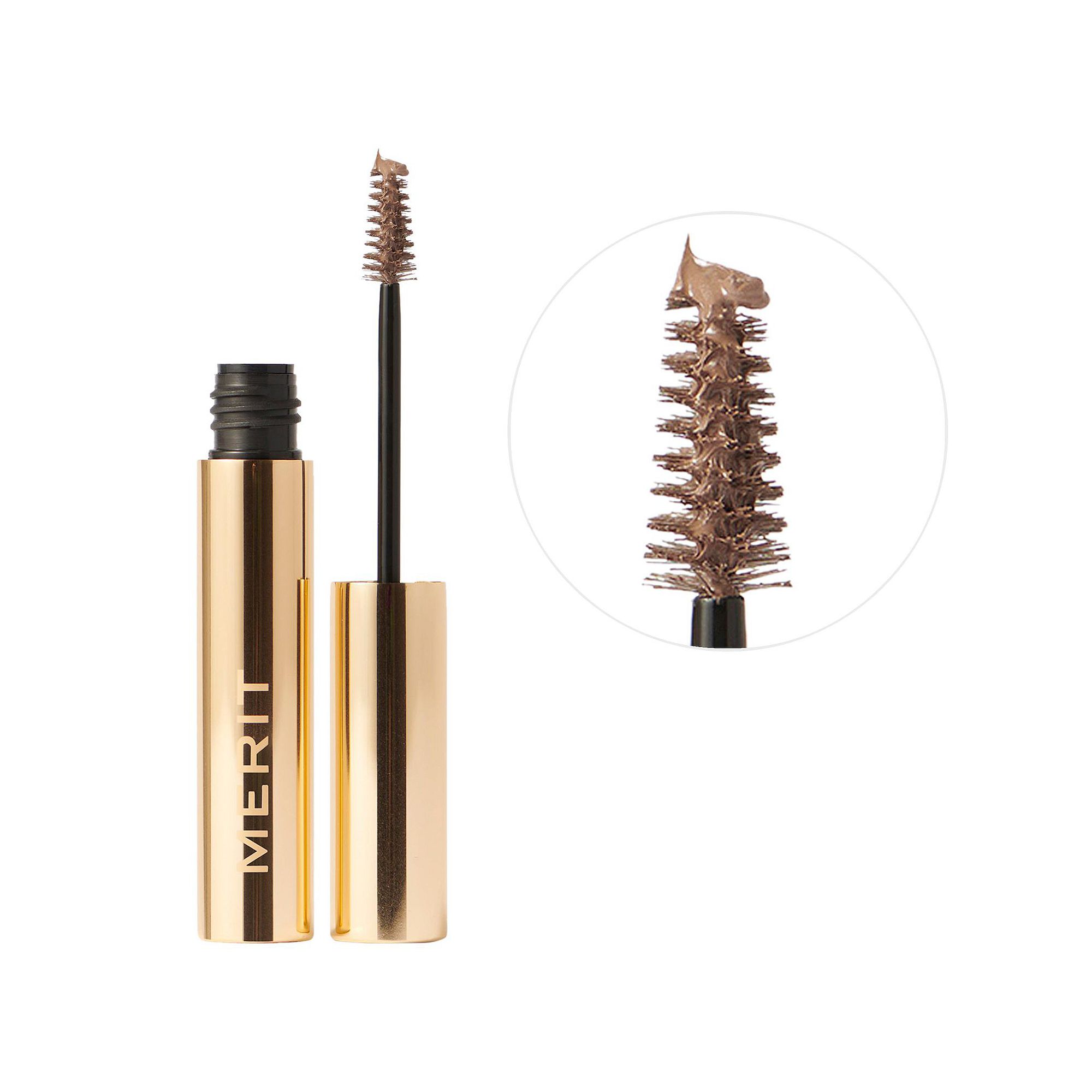 MERIT Brow 1980 Volumizing Tinted Eyebrow Gel-Pomade, Size: 1 Oz, Brown